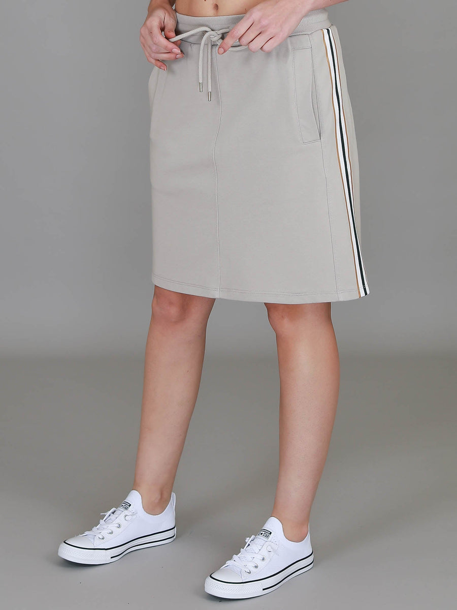 Cher | Women's Stripe Terry Mini Skirt – French Terry