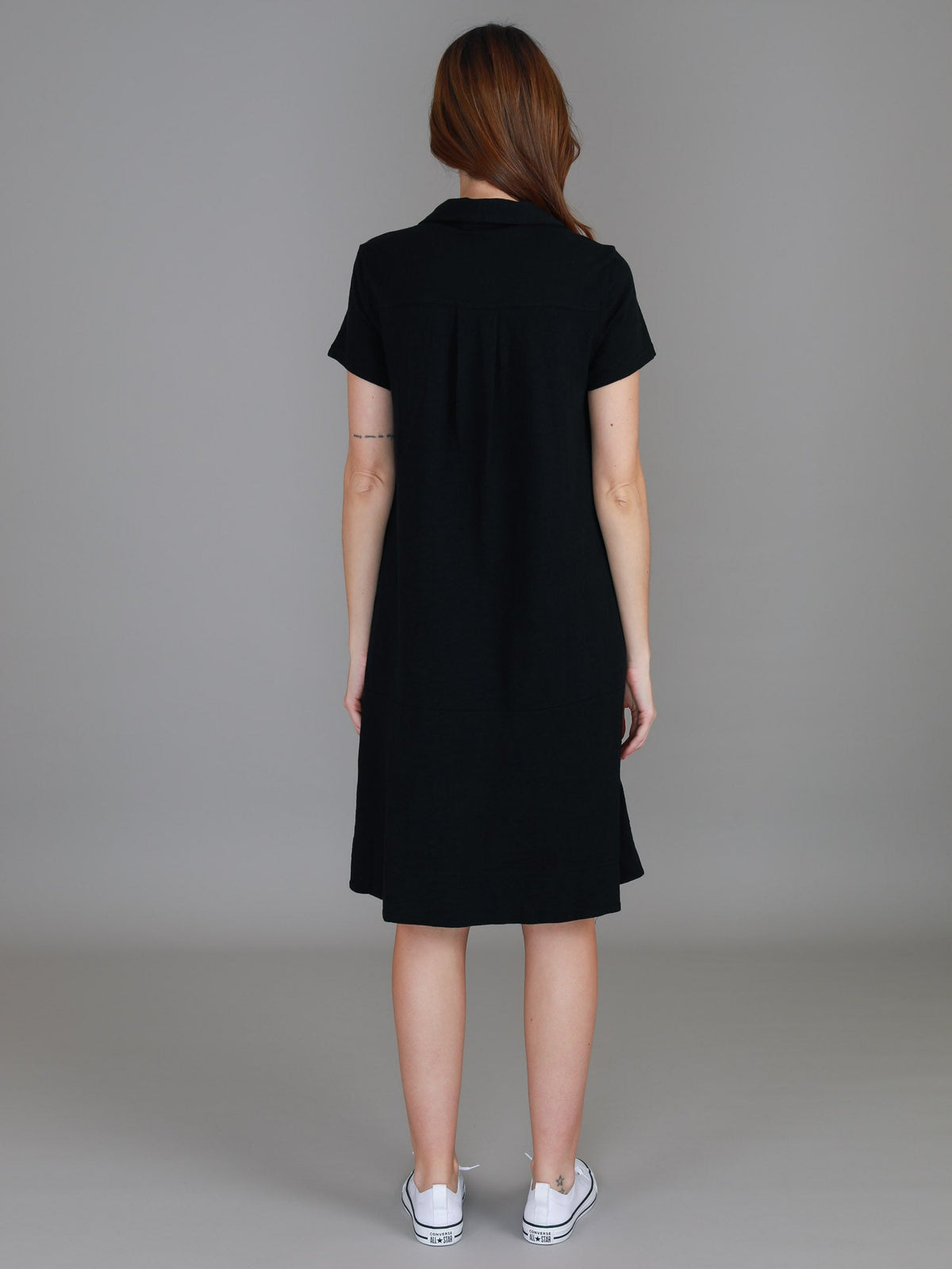 Tibby | Women's Short Sleeve Polo Dress – Cotton Jersey
