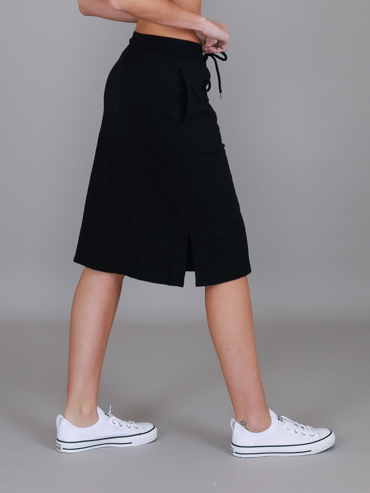 Kiama | Women's Drawstring Pencil Skirt – Cotton Jersey