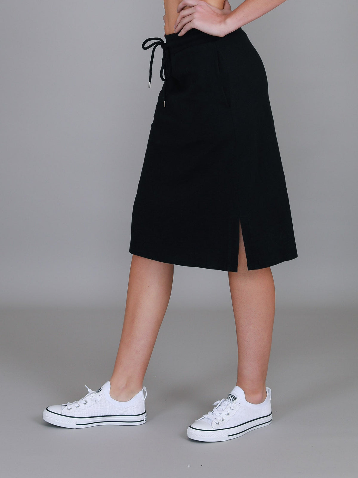 Kiama | Women's Drawstring Pencil Skirt – Cotton Jersey