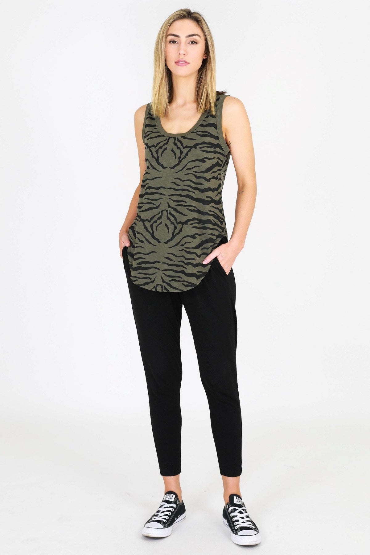 Eloise Zebra Print Tank Top (Sale)
