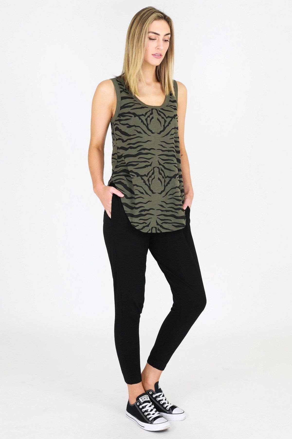 Eloise Zebra Print Tank Top (Sale)