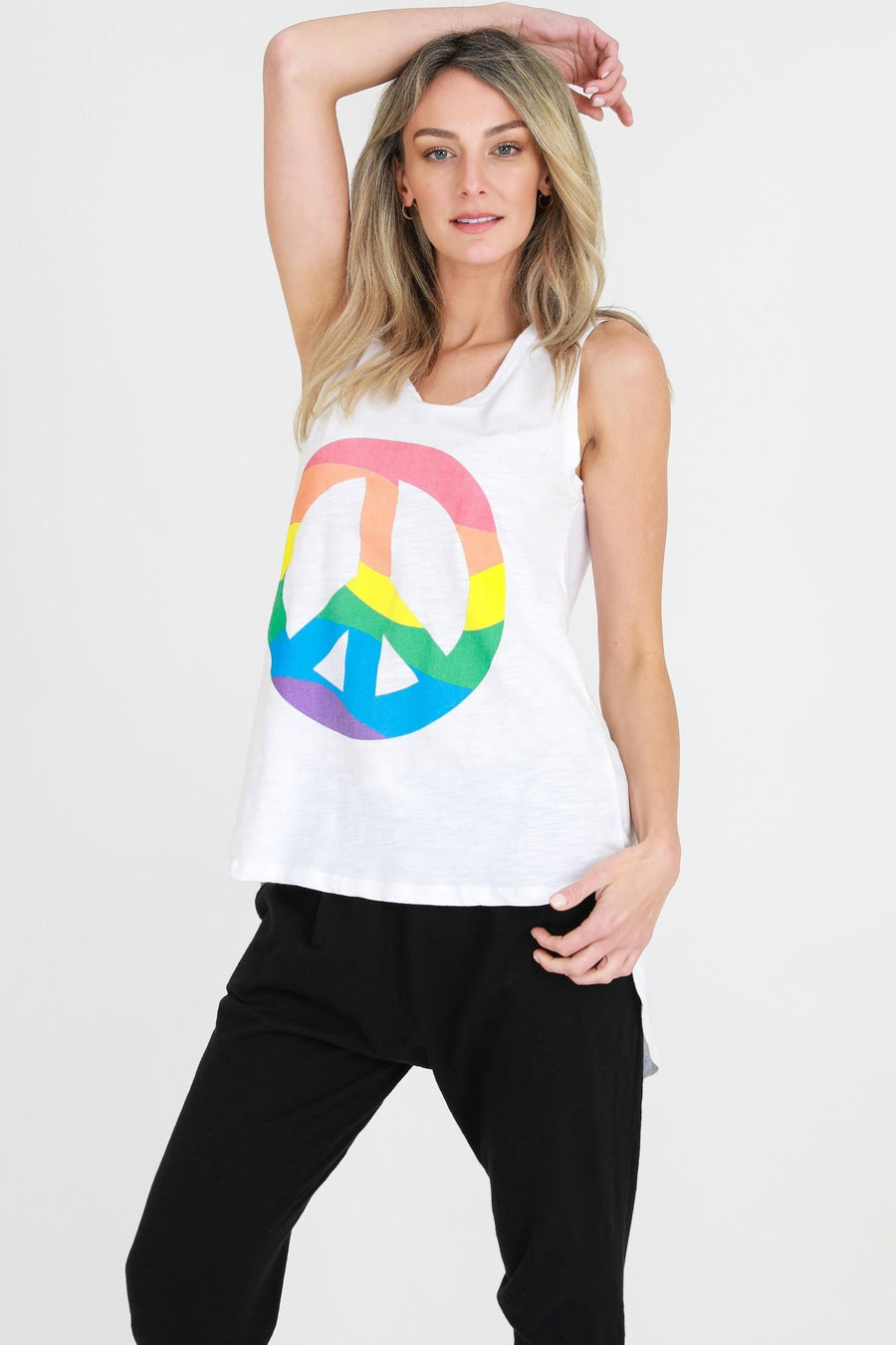 Melanie Peace Tank Top (Sale)