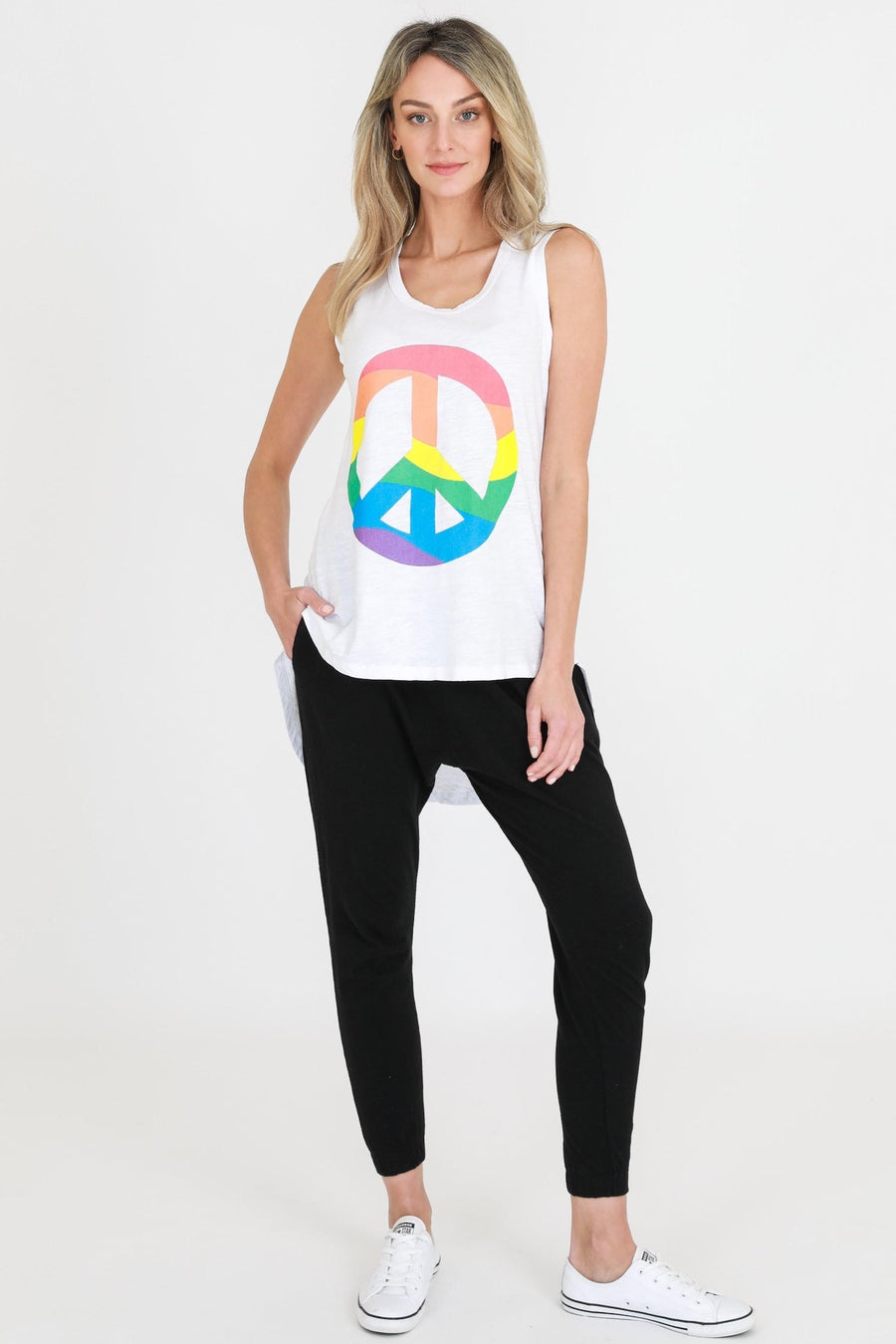 Melanie Peace Tank Top (Sale)