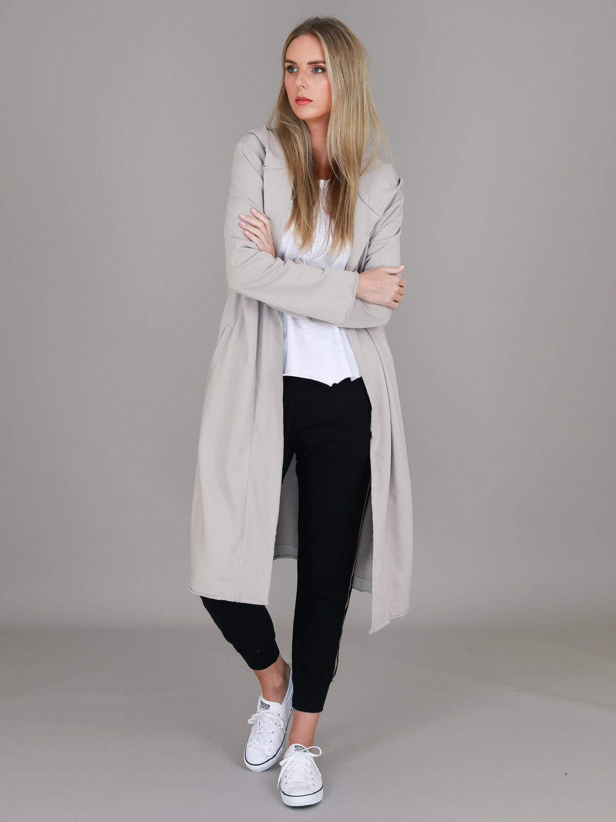 Salisbury | Women's Long Jacket – Cotton French Terry