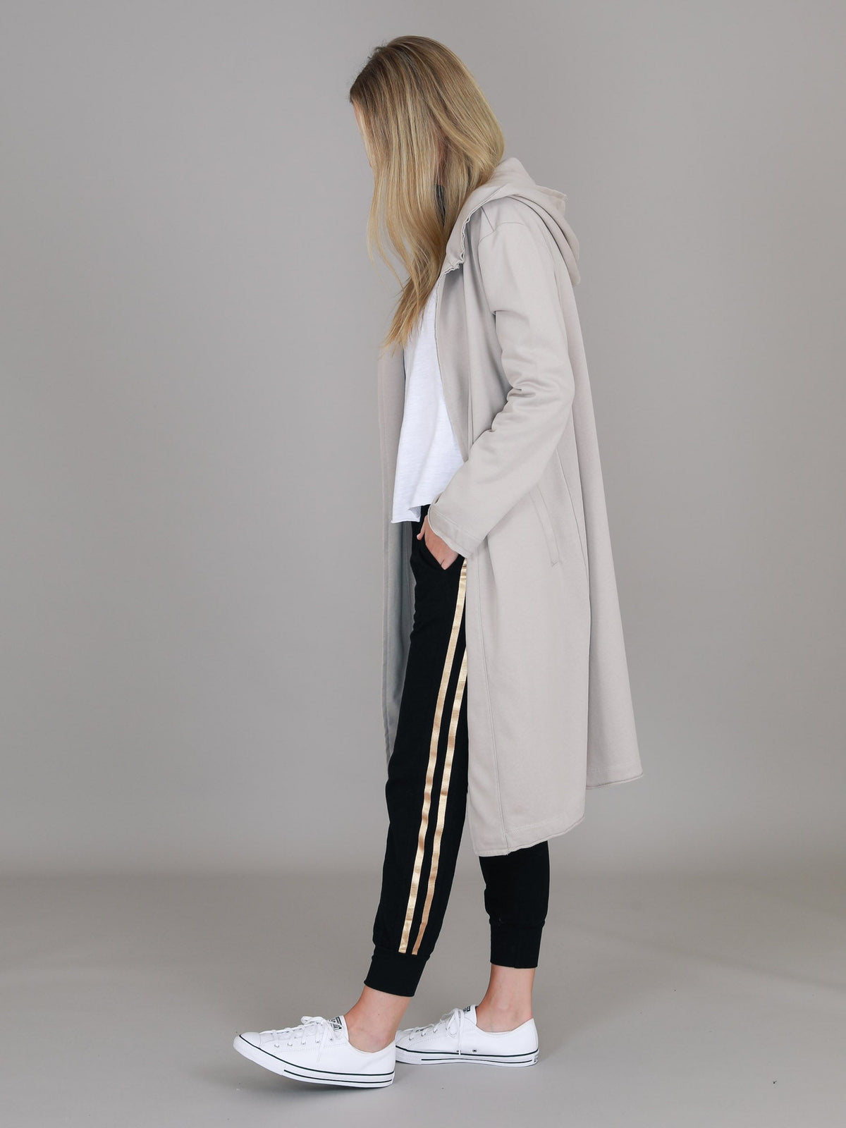 Salisbury | Women's Long Jacket – Cotton French Terry