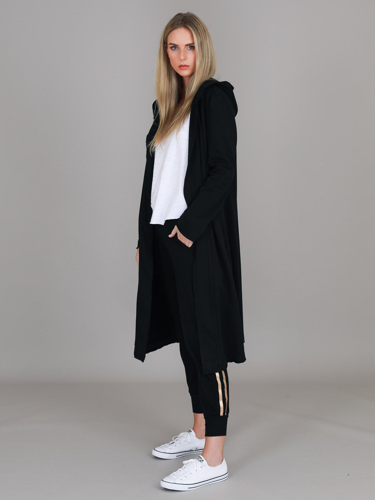 Salisbury | Women's Long Jacket – Cotton French Terry