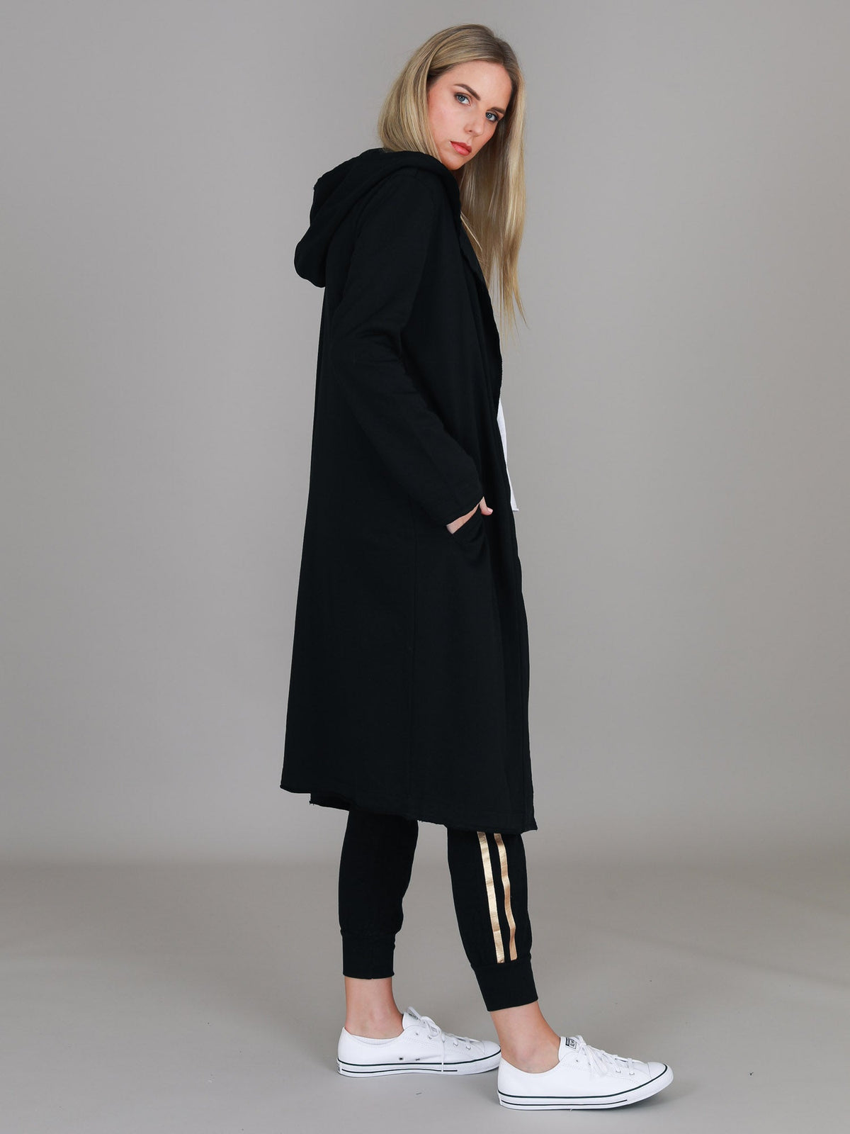 Salisbury | Women's Long Jacket – Cotton French Terry