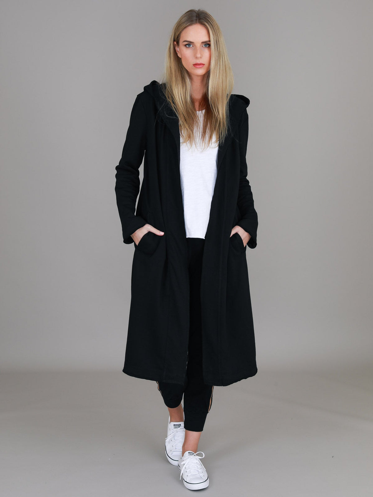 Salisbury | Women's Long Jacket – Cotton French Terry