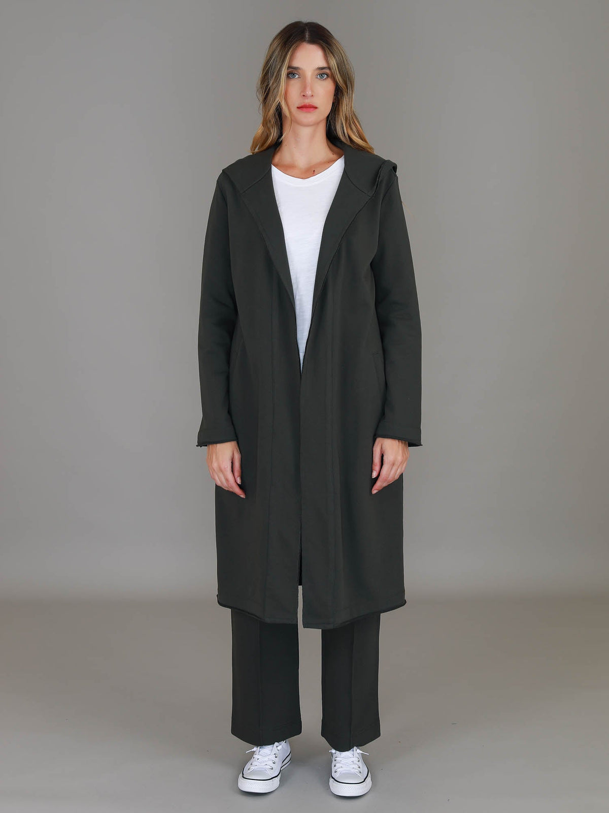 Salisbury | Women's Long Jacket – Cotton French Terry