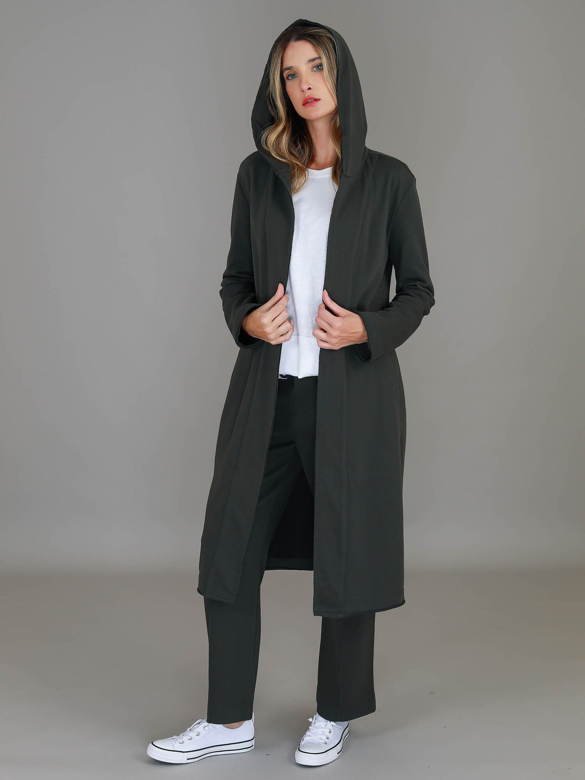 Salisbury | Women's Long Jacket – Cotton French Terry
