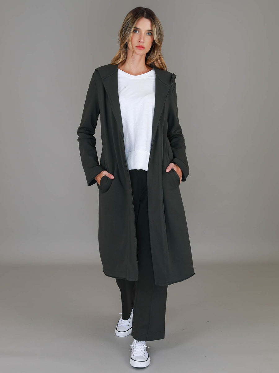 Salisbury | Women's Long Jacket – Cotton French Terry