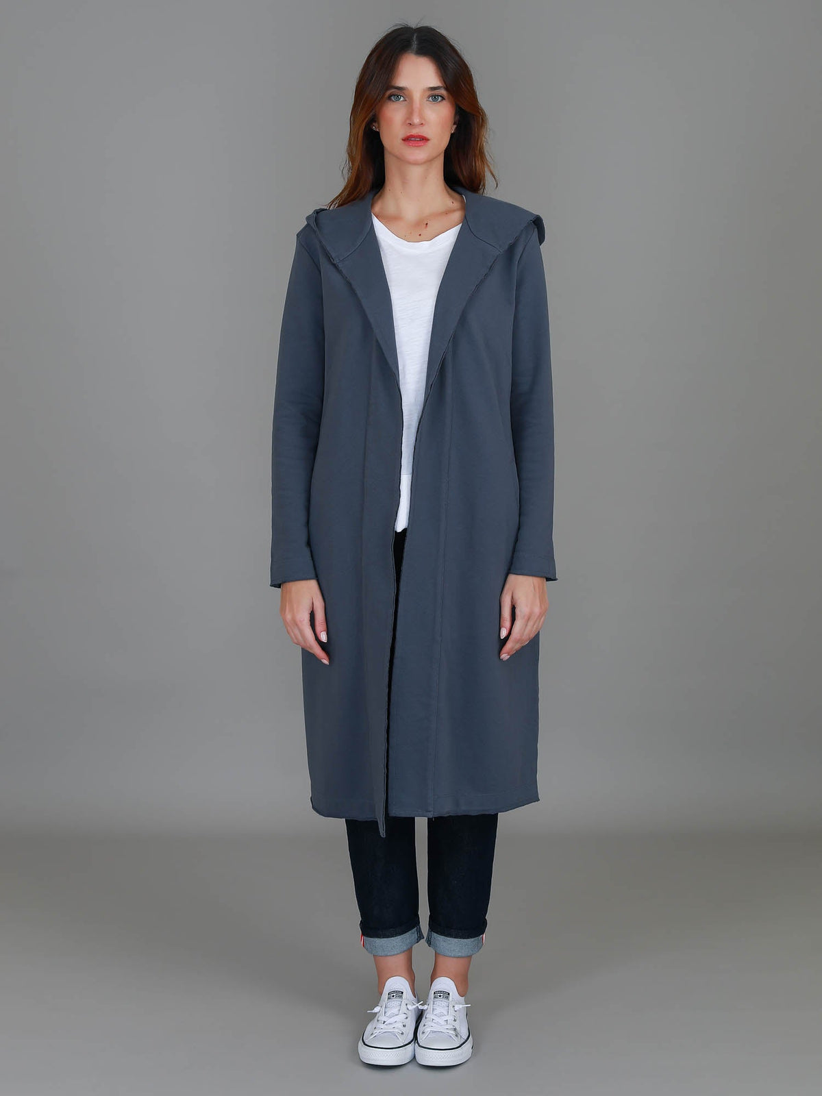 Salisbury | Women's Long Jacket – Cotton French Terry