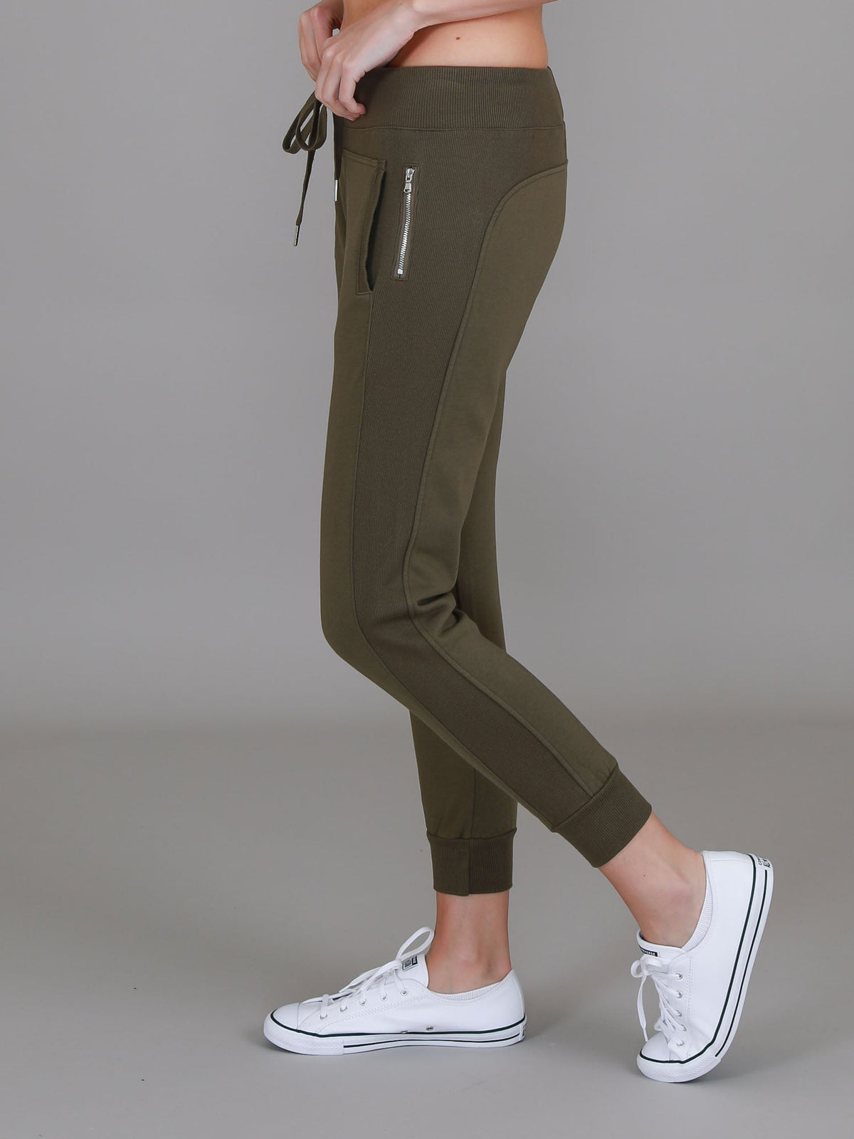 Byron | Women's Slim Fit Jogger Pants – Cotton French Terry