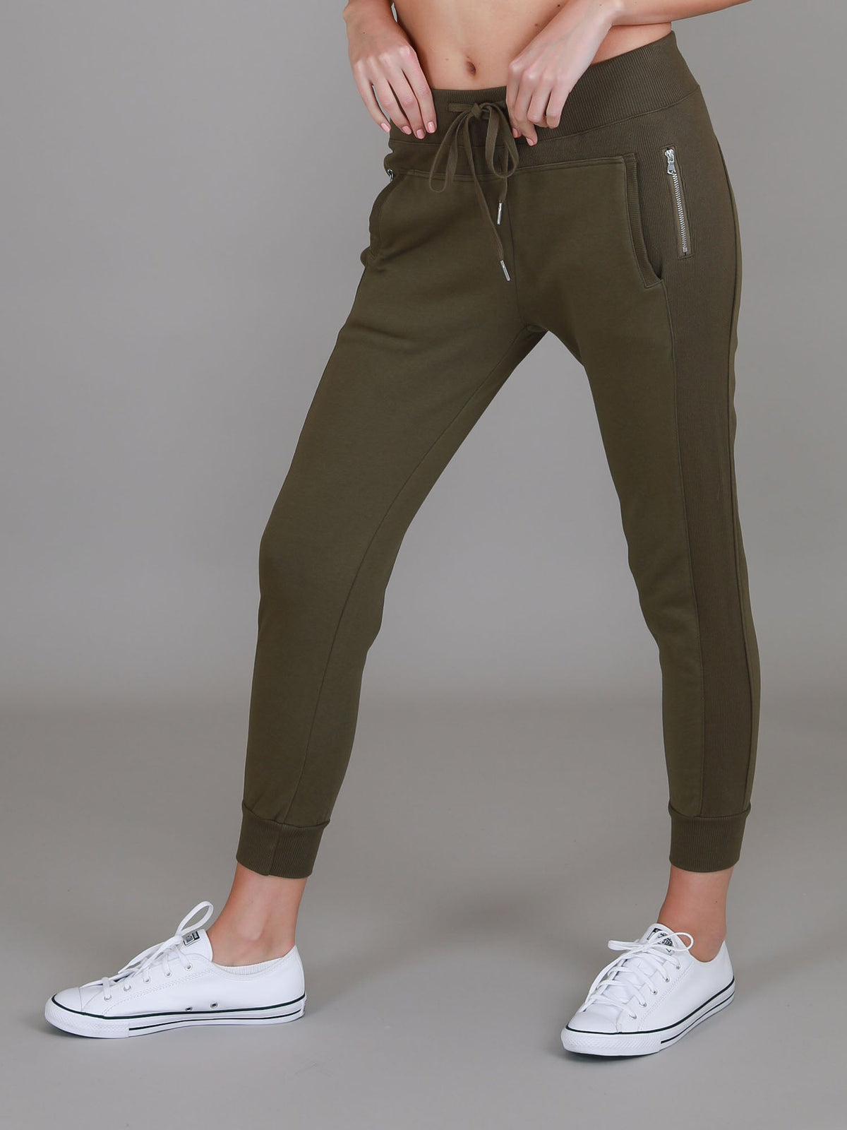 Byron | Women's Slim Fit Jogger Pants – Cotton French Terry