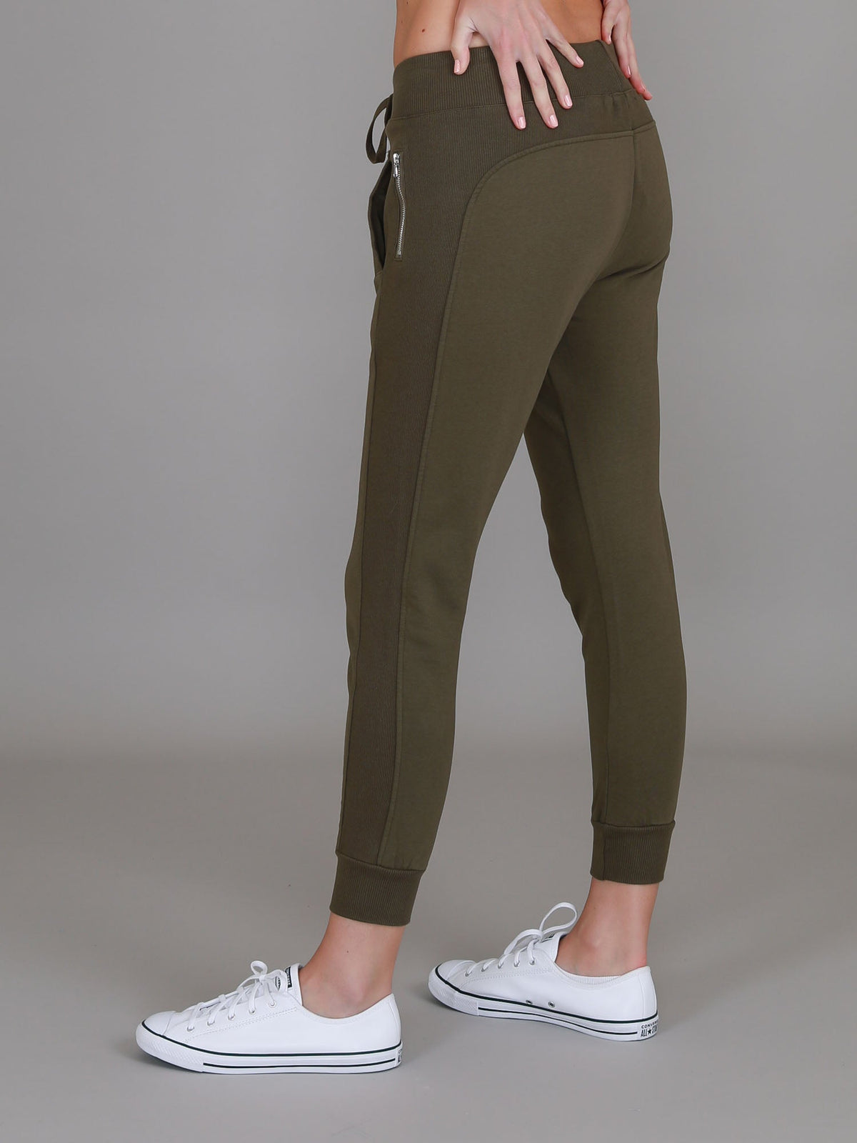Byron | Women's Slim Fit Jogger Pants – Cotton French Terry