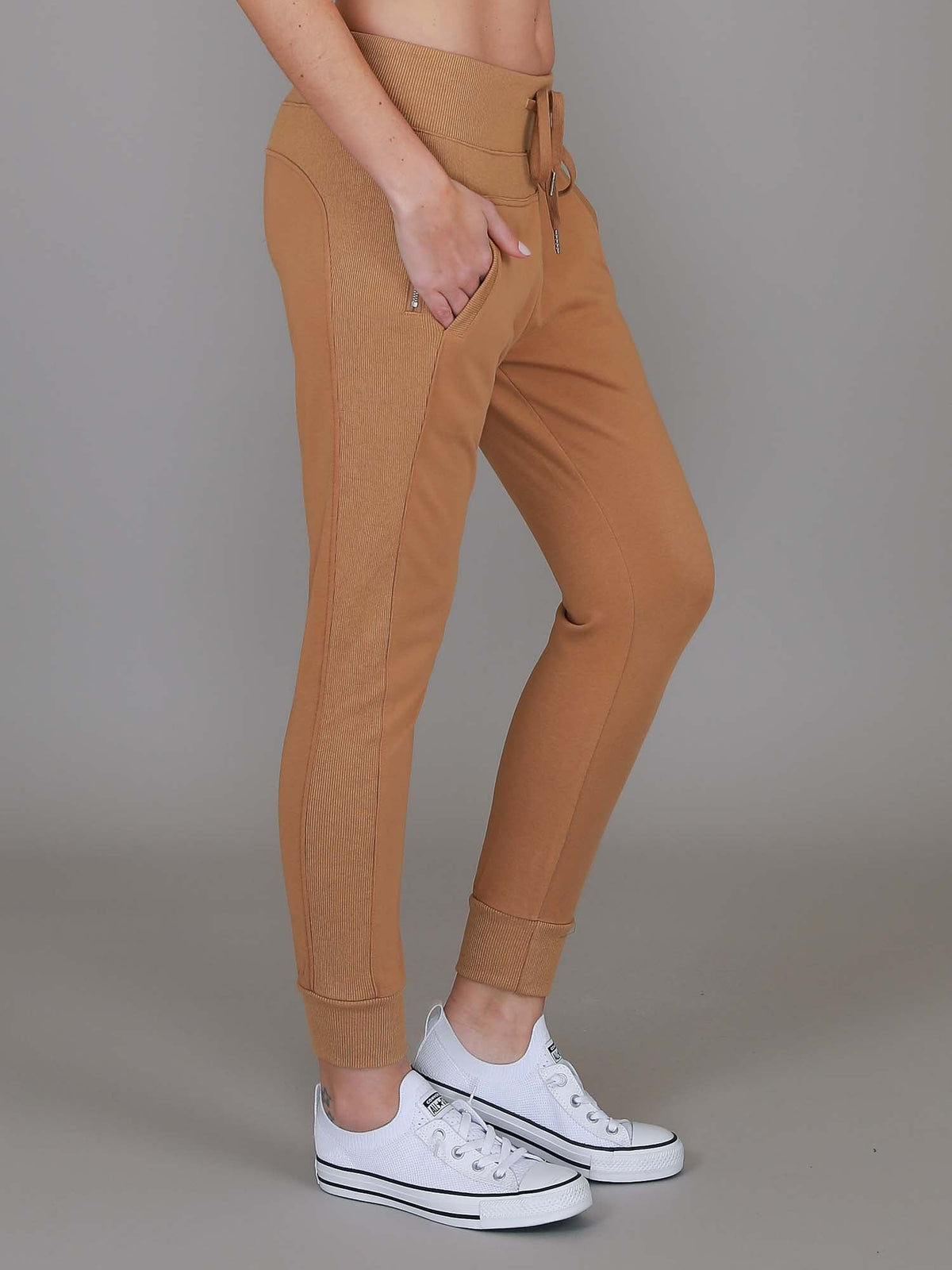 Byron | Women's Slim Fit Jogger Pants – Cotton French Terry