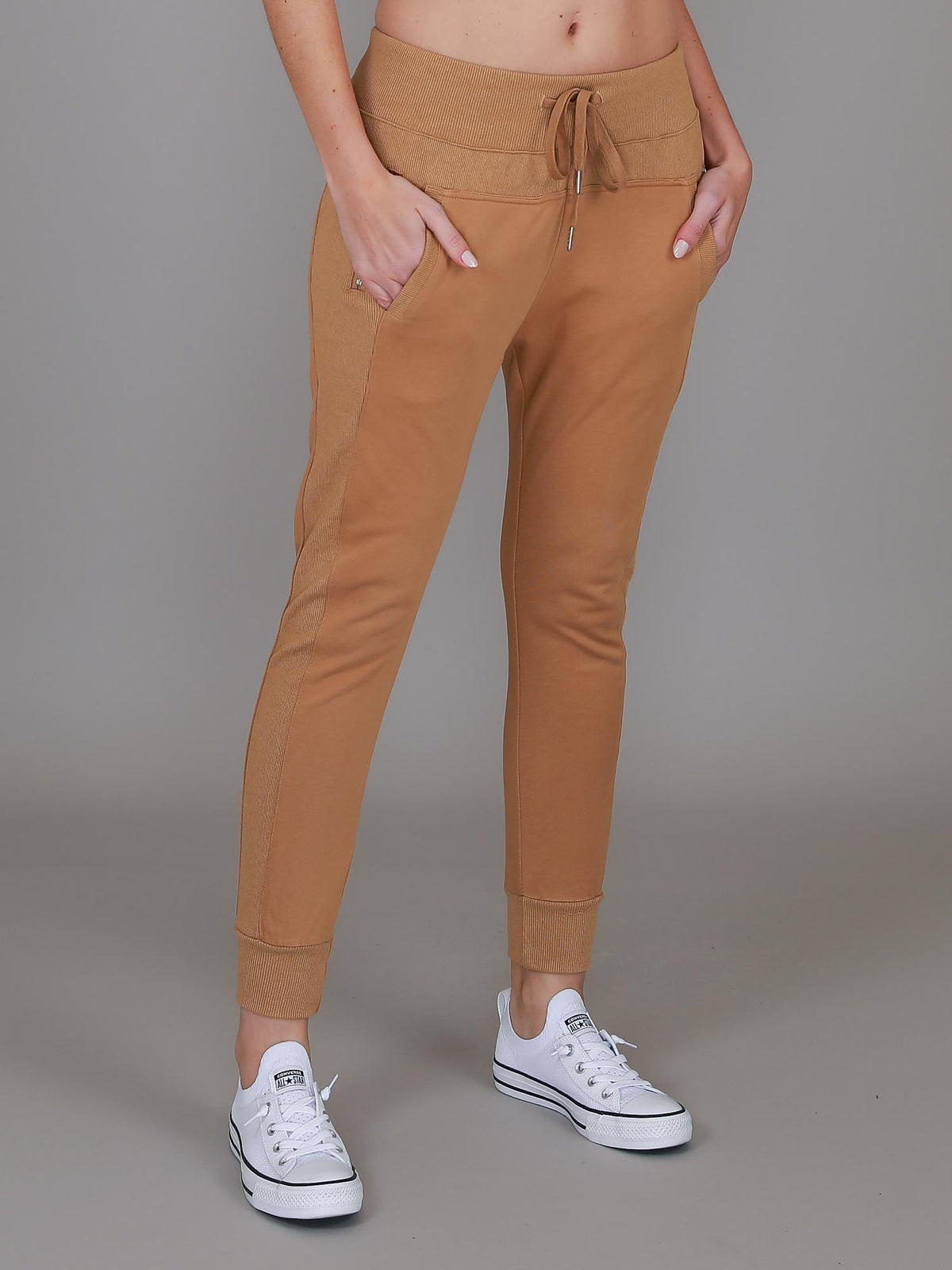 Byron | Women's Slim Fit Jogger Pants – Cotton French Terry