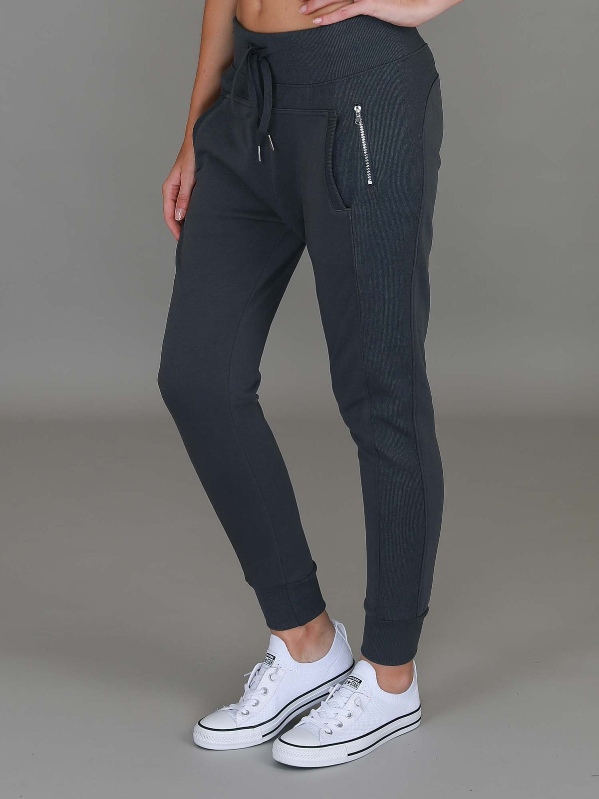 Byron | Women's Slim Fit Jogger Pants – Cotton French Terry
