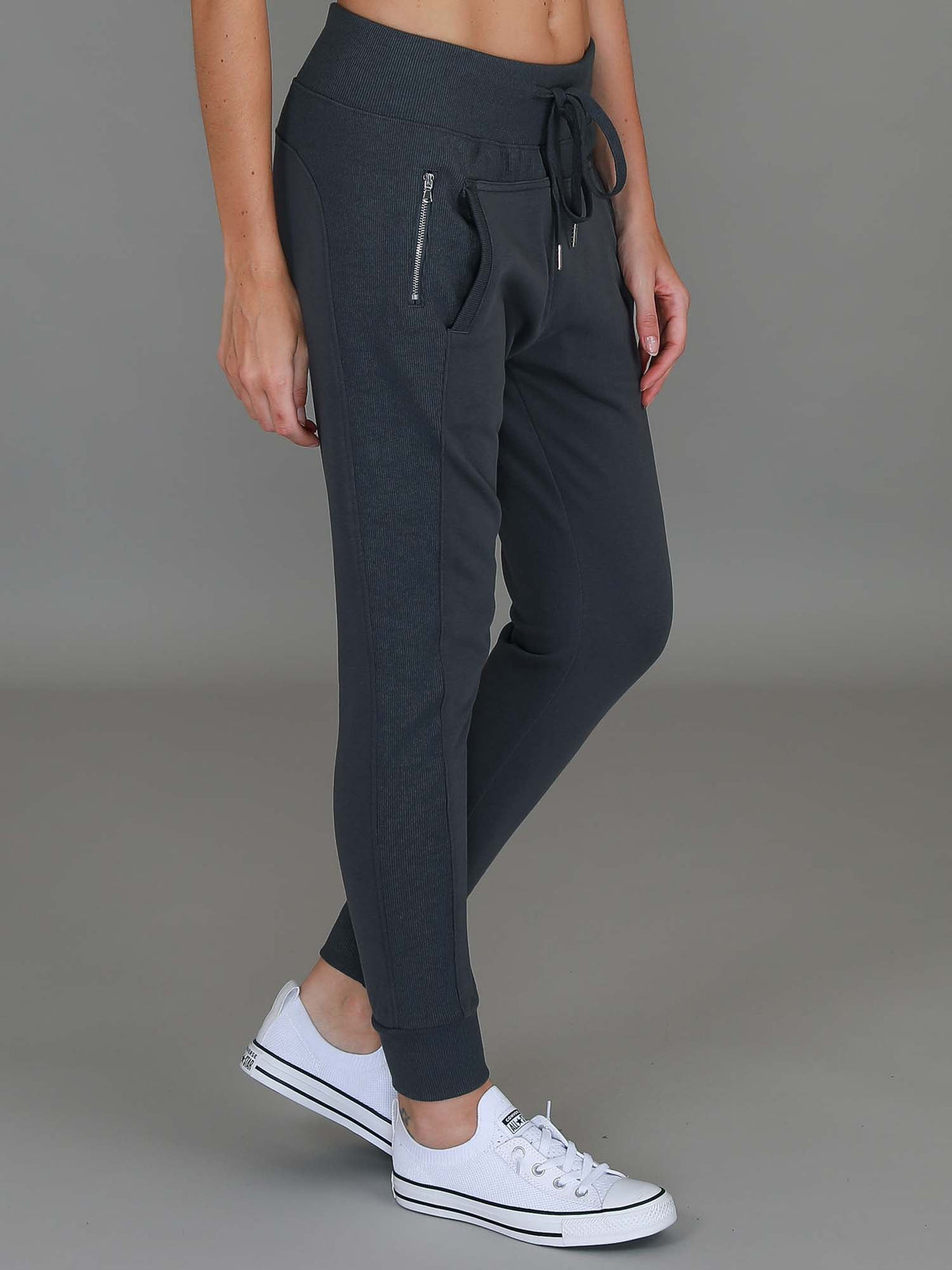 Byron | Women's Slim Fit Jogger Pants – Cotton French Terry