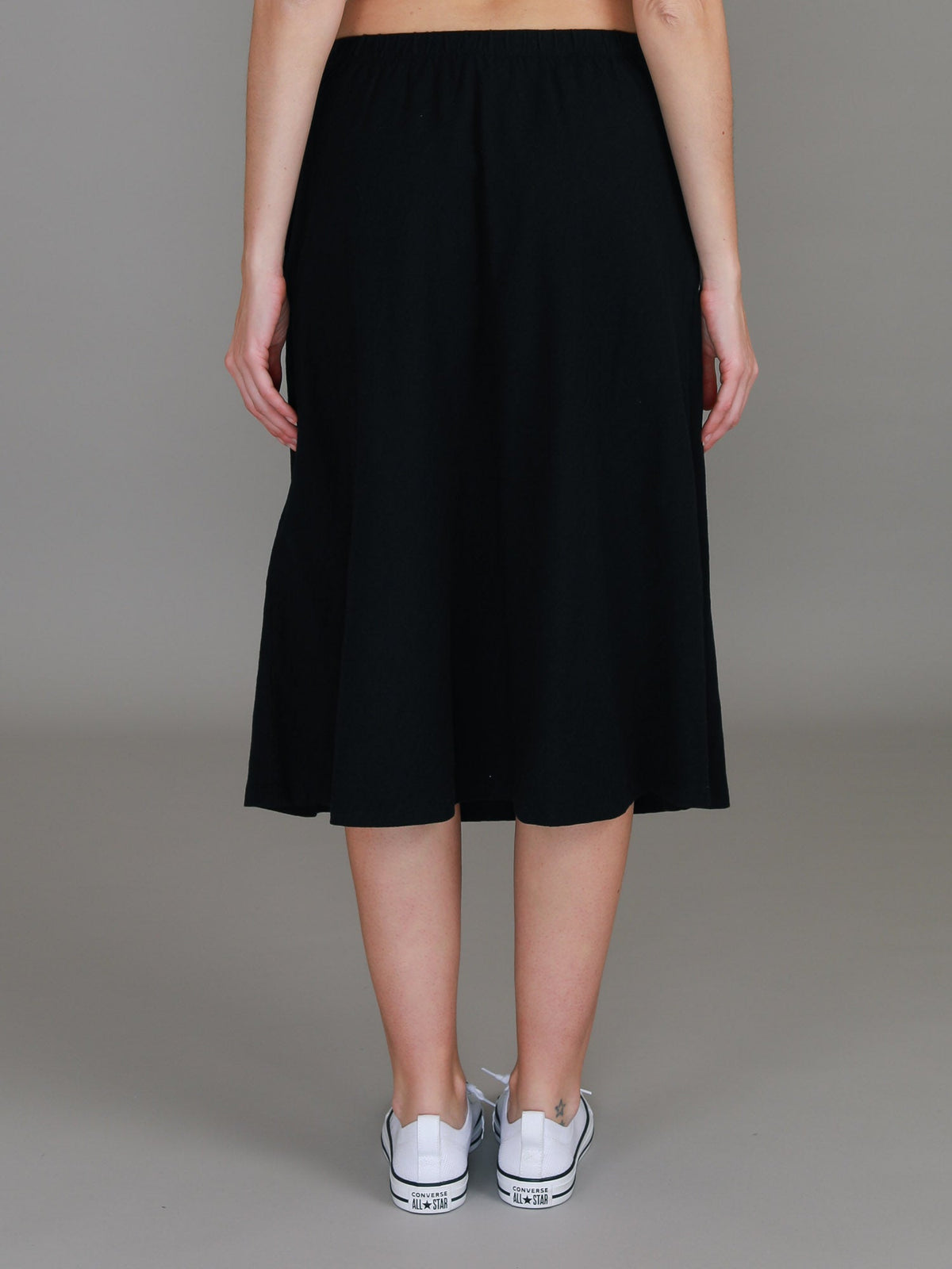 Heathmont | Women's A-Line Midi Skirt – Cotton Jersey