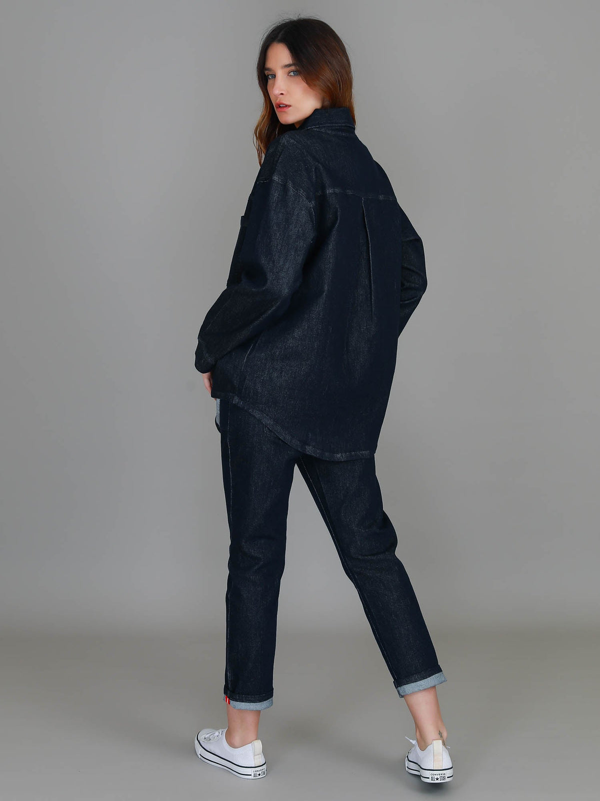 Berwick | Women's Denim Shacket – Stretch Denim