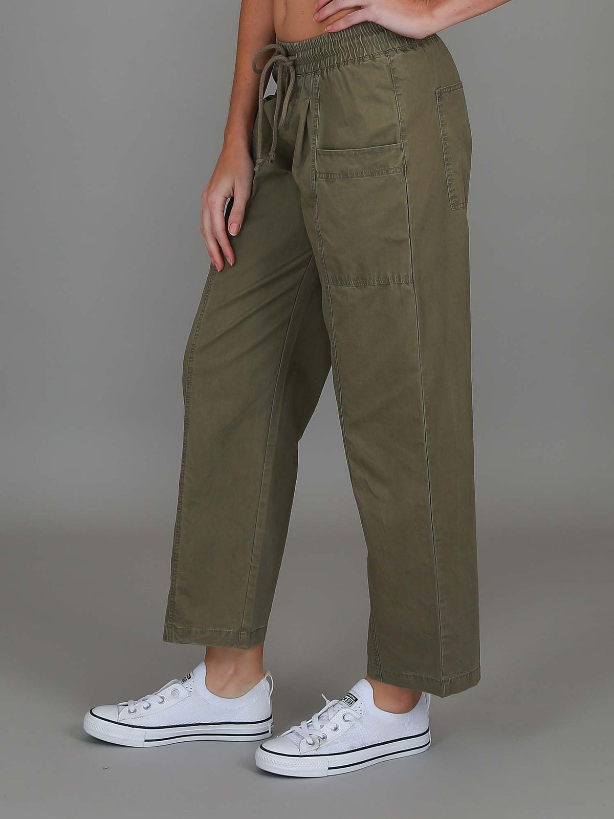 Marcia | Women's Straight Leg Utility Jogger – Cotton Twill
