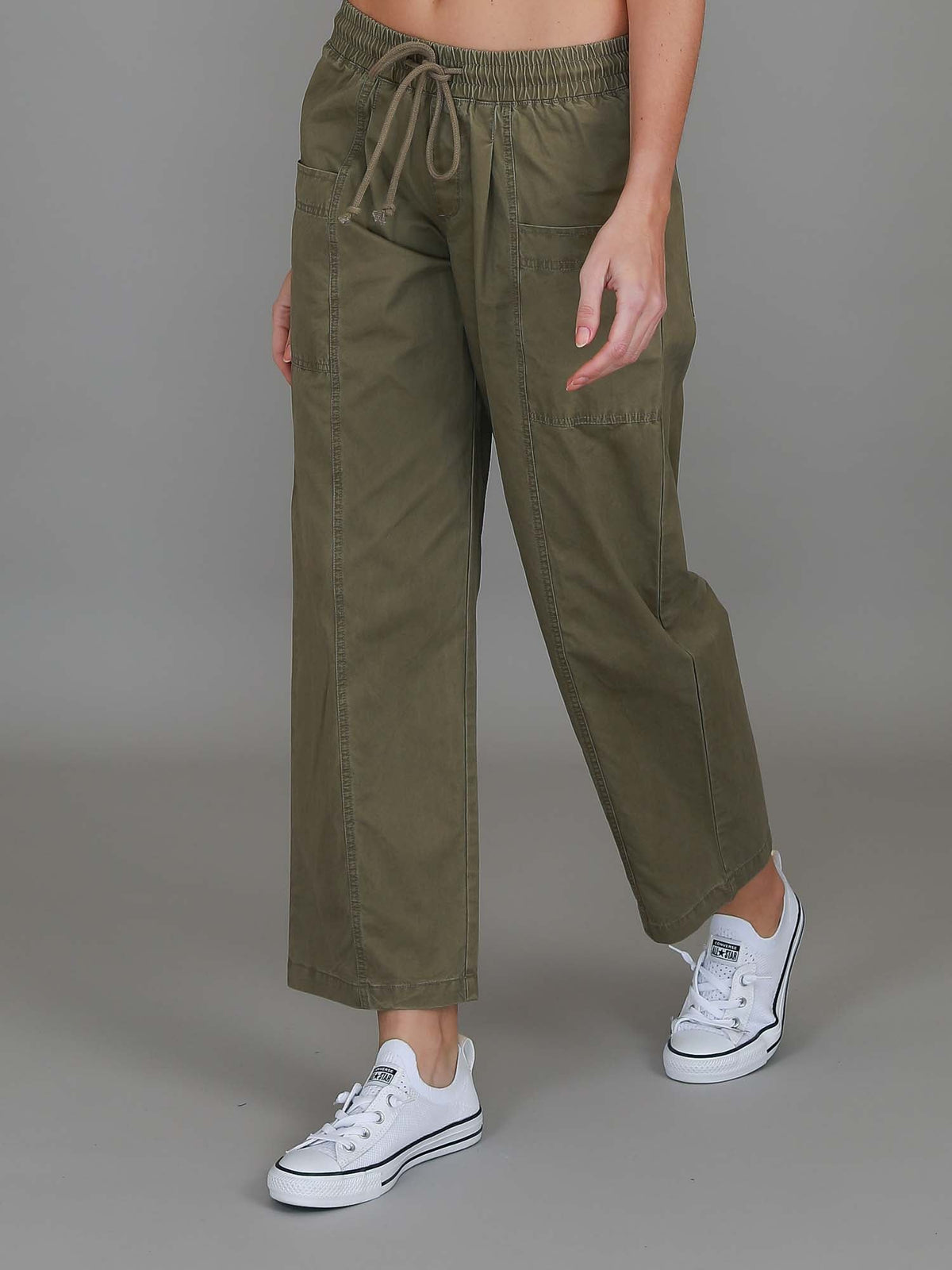 Marcia | Women's Straight Leg Utility Jogger – Cotton Twill