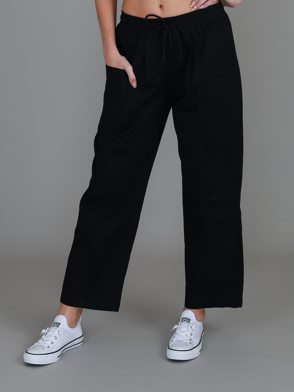 Marcia | Women's Straight Leg Utility Jogger – Cotton Twill