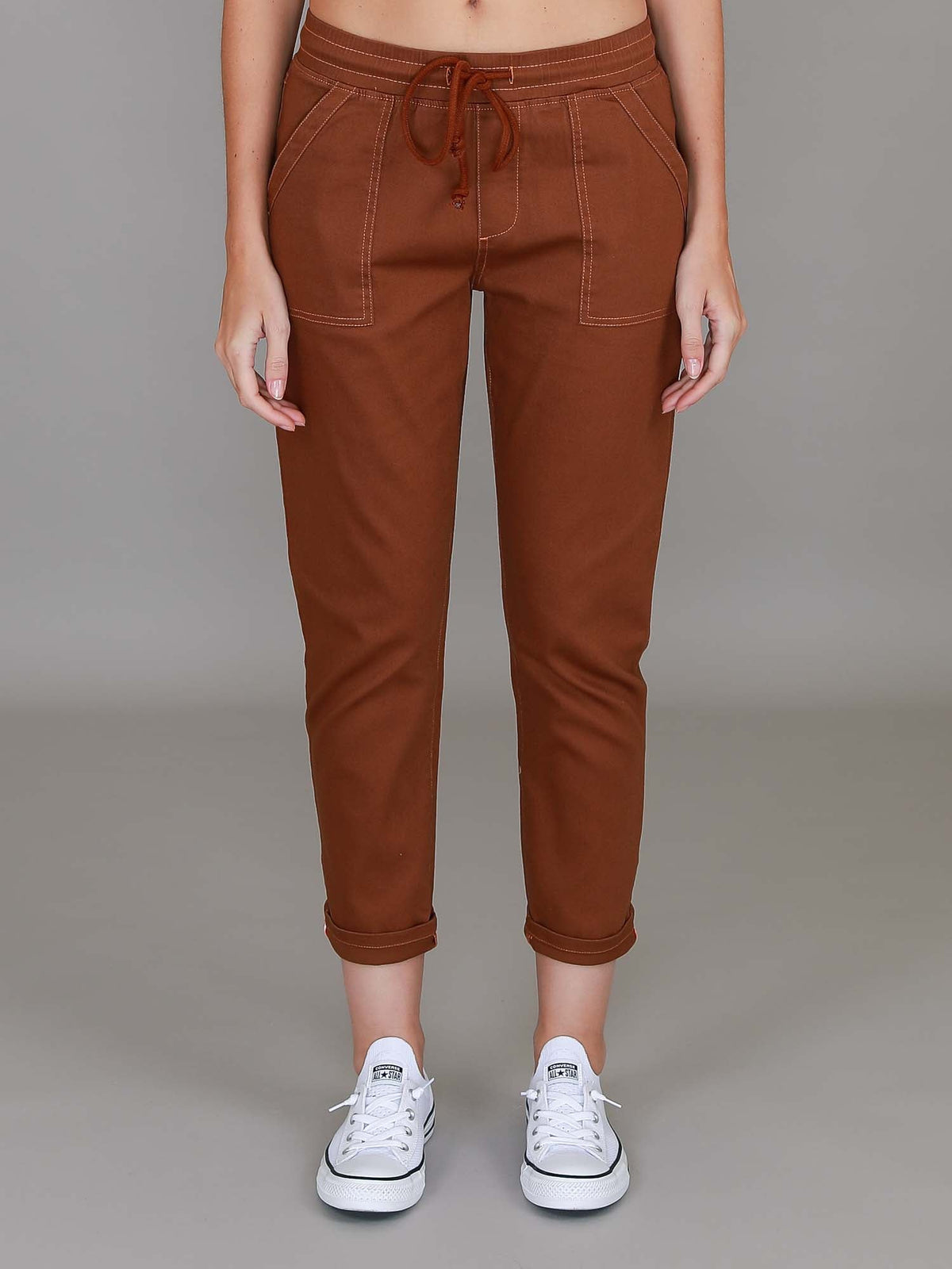 Augusta | Women's Stretch Chino Joggers – Cotton Twill