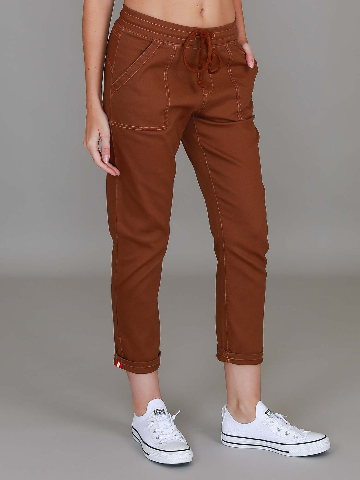 Augusta | Women's Stretch Chino Joggers – Cotton Twill