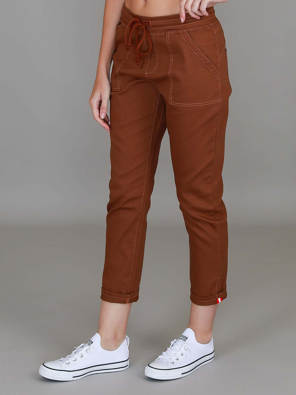 Augusta | Women's Stretch Chino Joggers – Cotton Twill