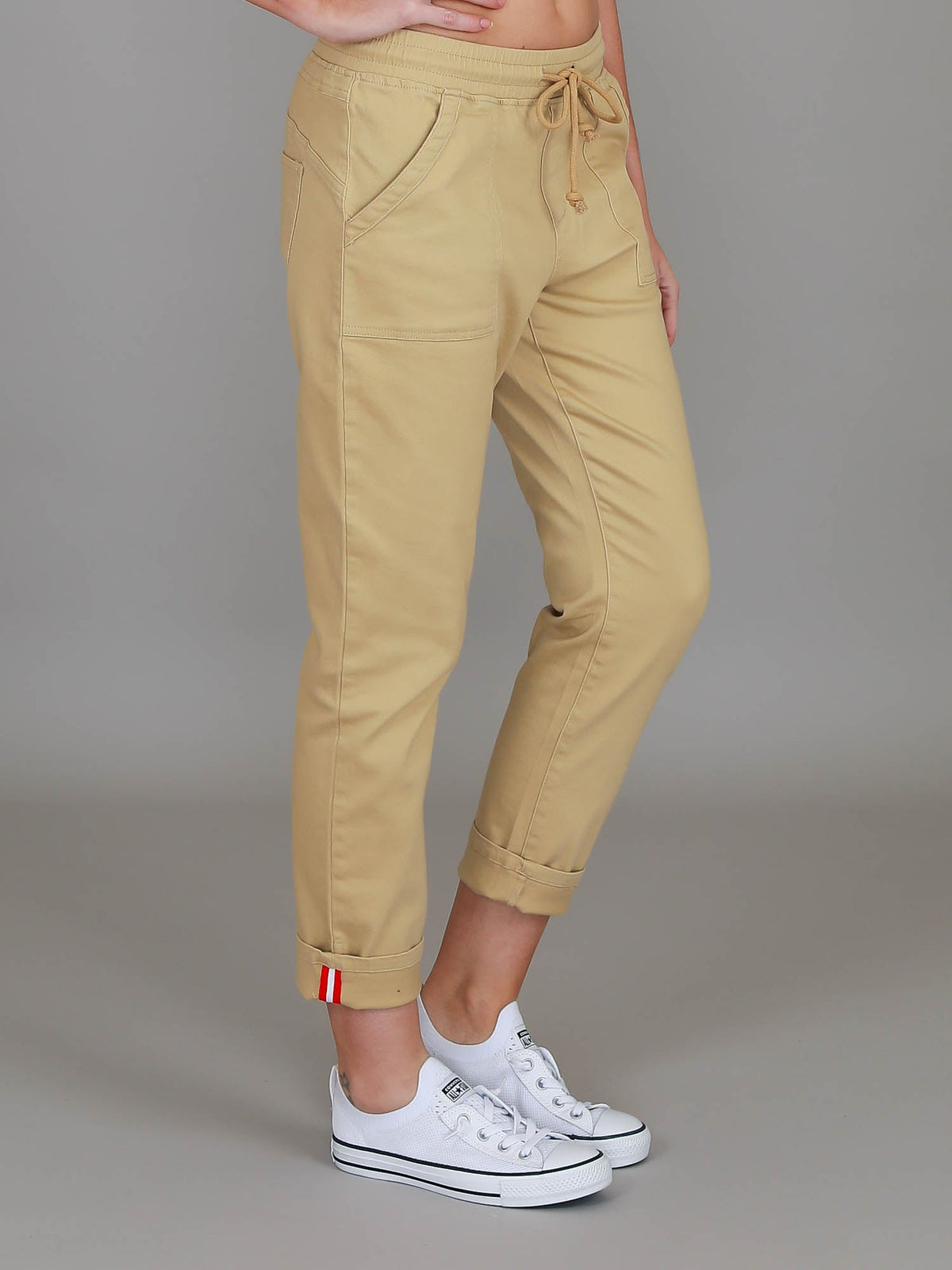 Augusta | Women's Stretch Chino Joggers – Cotton Twill
