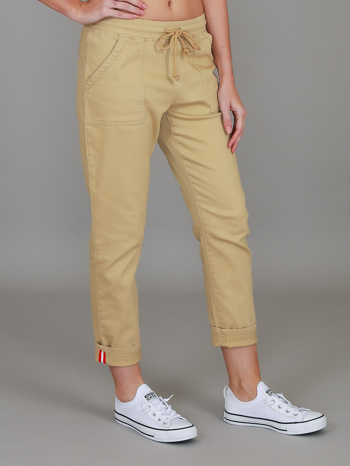 Augusta | Women's Stretch Chino Joggers – Cotton Twill