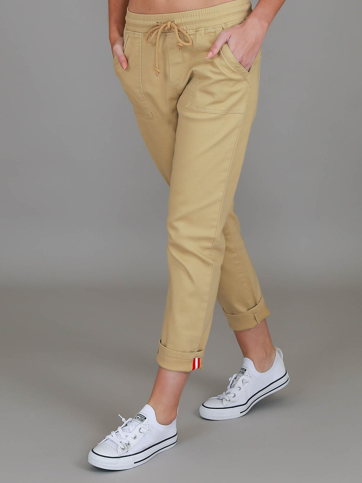 Augusta | Women's Stretch Chino Joggers – Cotton Twill
