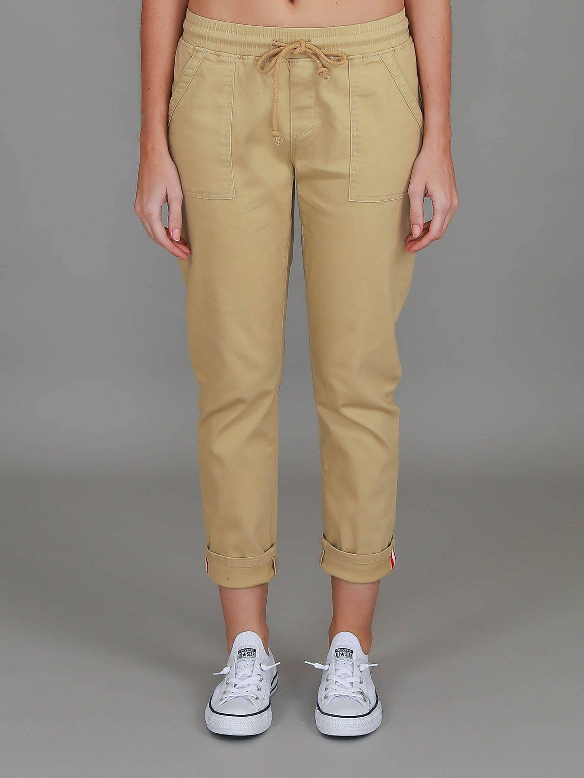 Augusta | Women's Stretch Chino Joggers – Cotton Twill