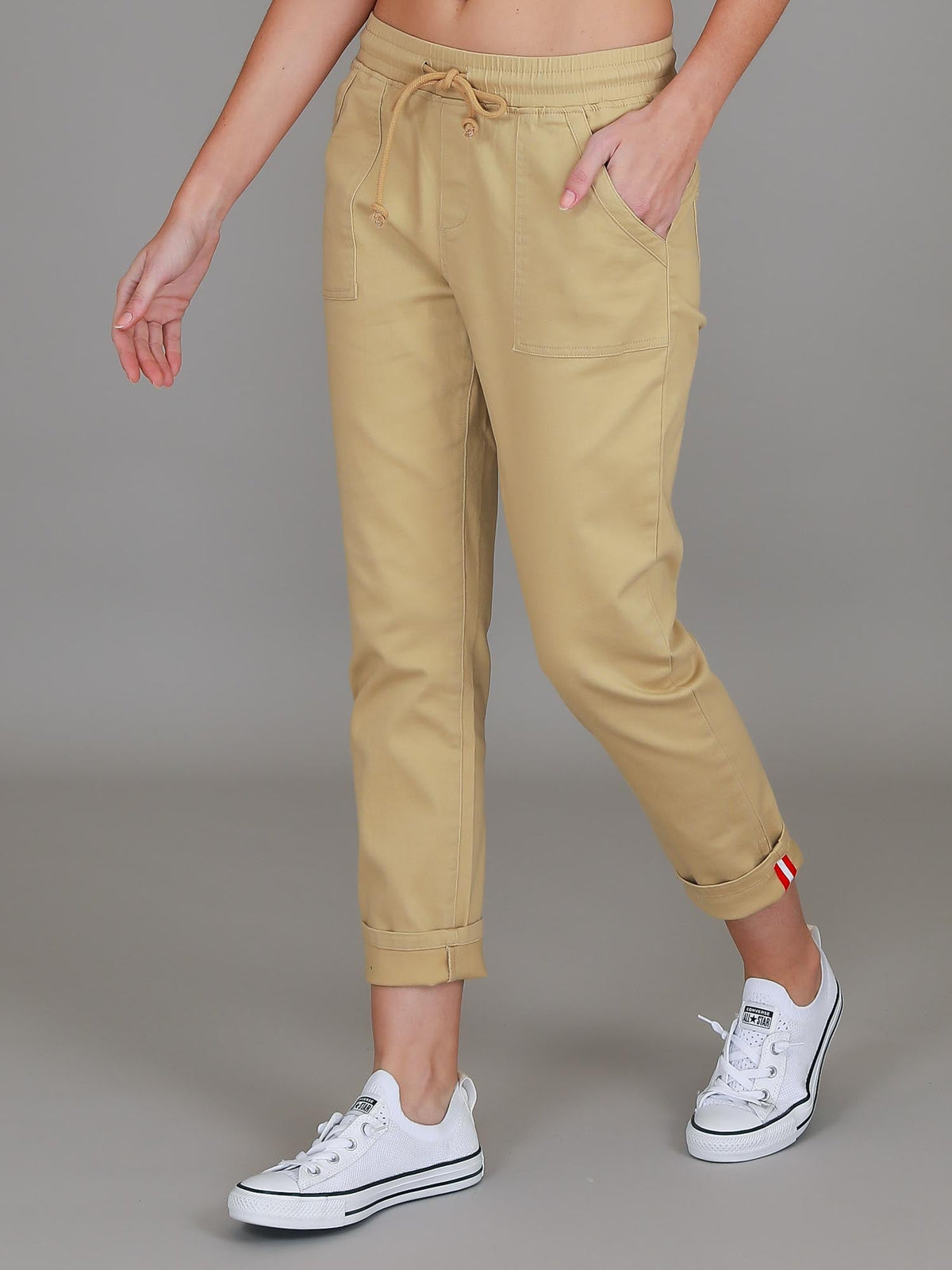 Augusta | Women's Stretch Chino Joggers – Cotton Twill