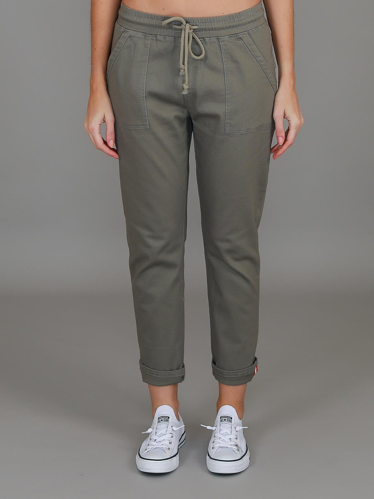 Augusta | Women's Stretch Chino Joggers – Cotton Twill