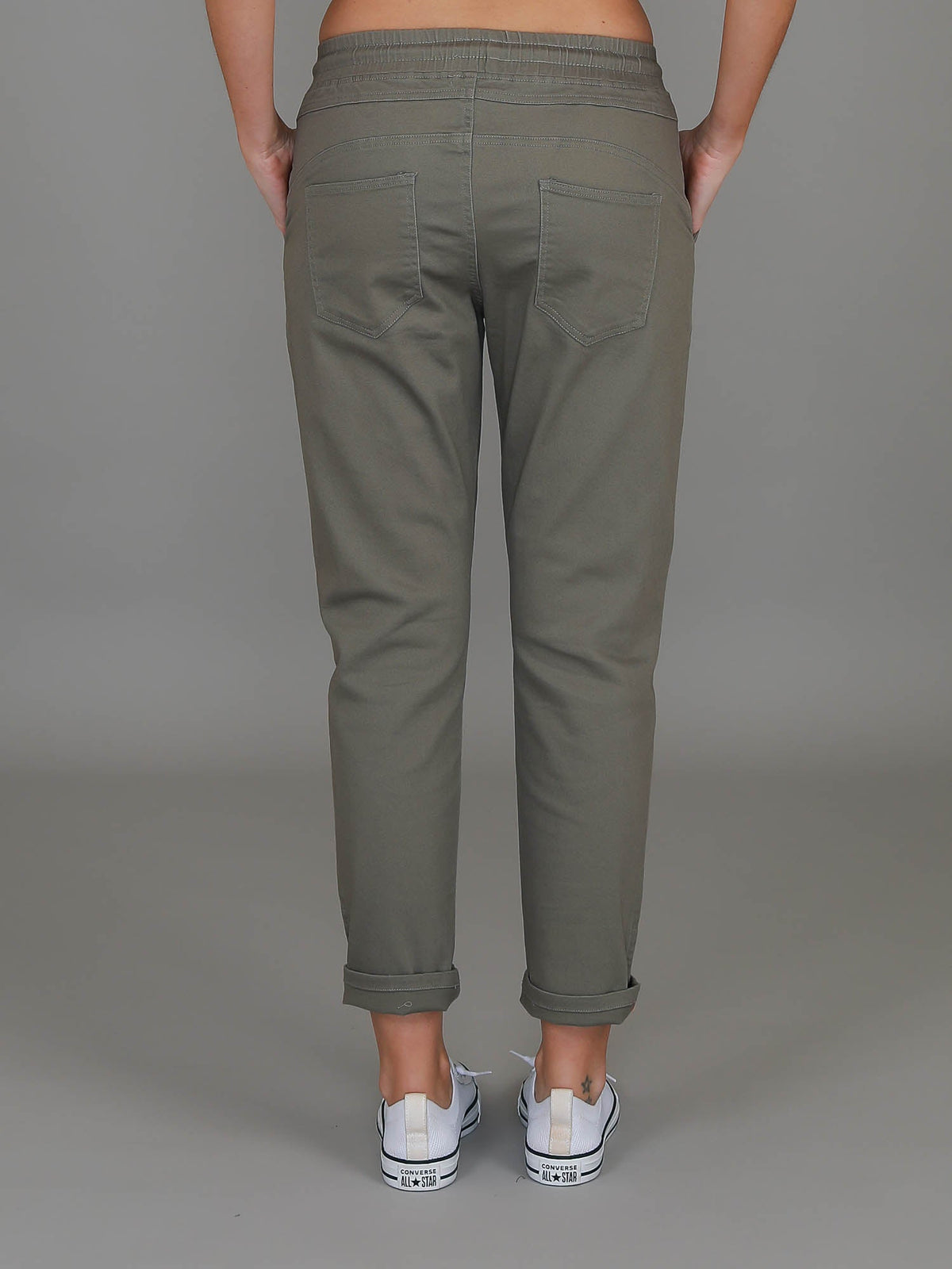 Augusta | Women's Stretch Chino Joggers – Cotton Twill