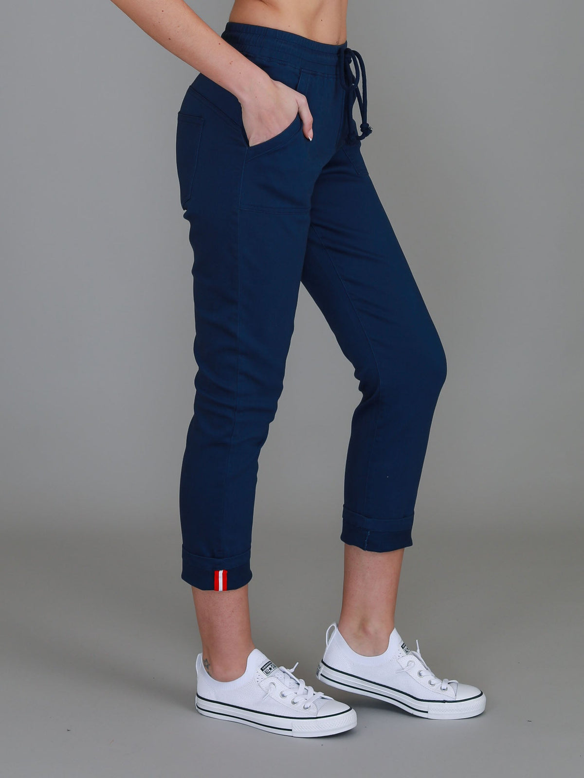 Augusta | Women's Stretch Chino Joggers – Cotton Twill
