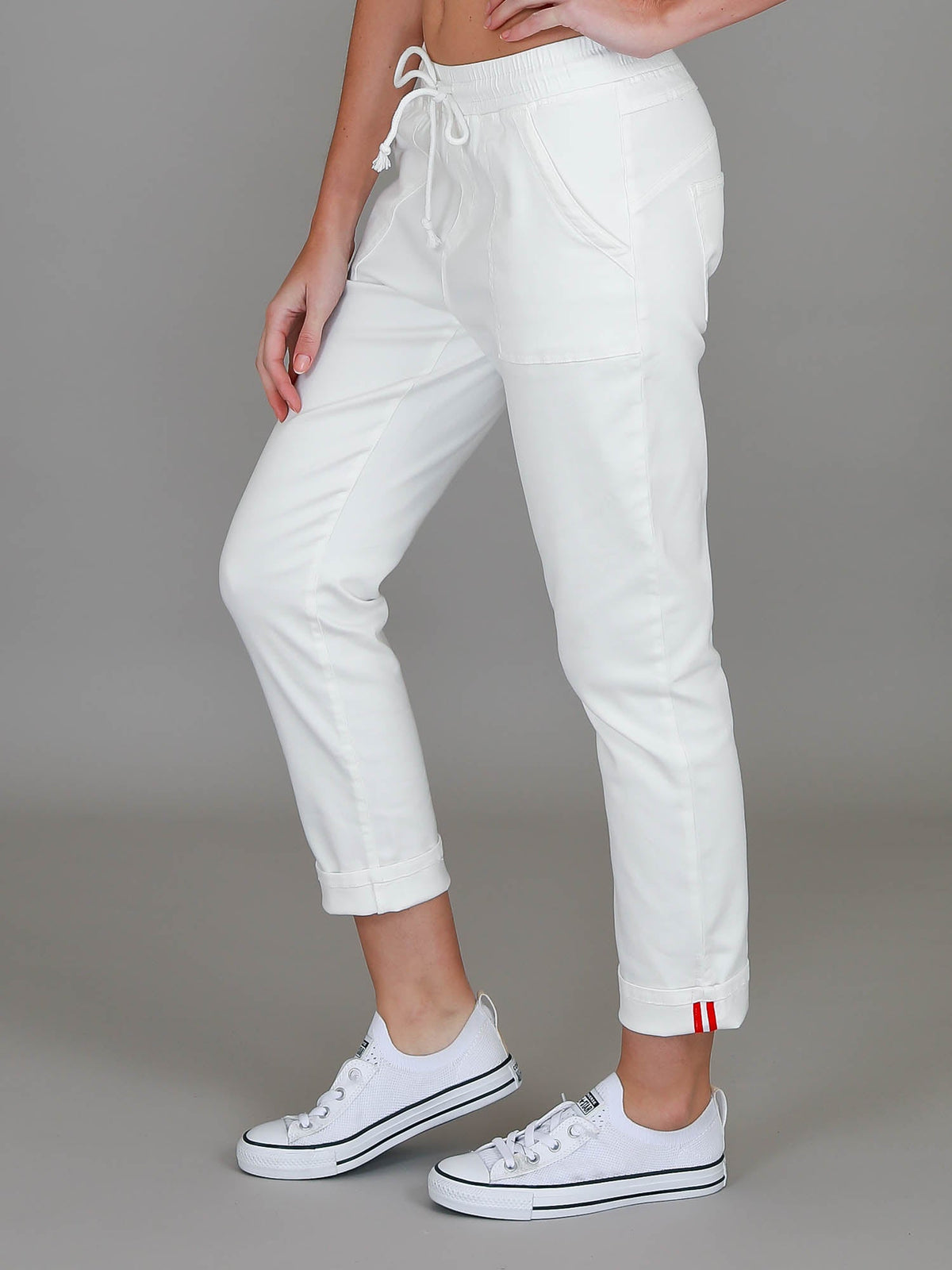 Augusta | Women's Stretch Chino Joggers – Cotton Twill
