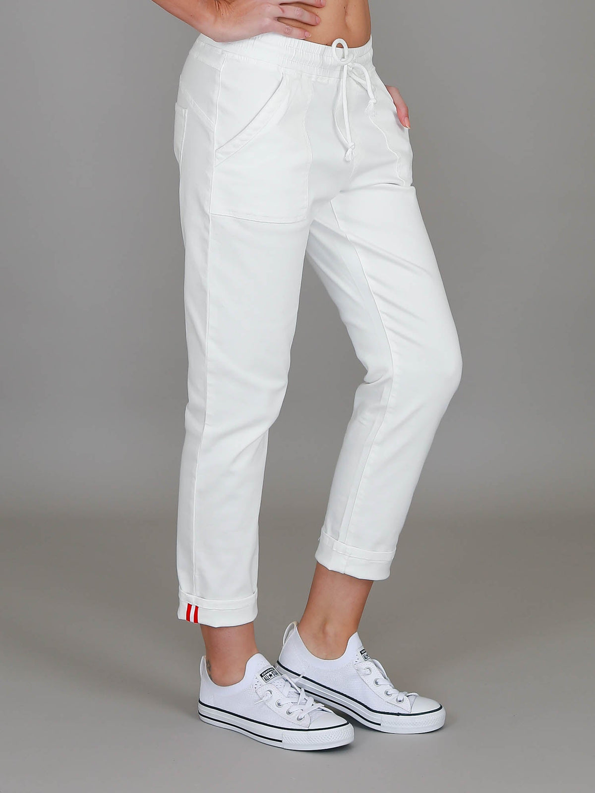 Augusta | Women's Stretch Chino Joggers – Cotton Twill