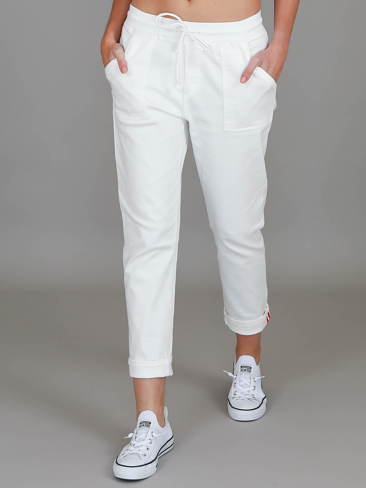 Augusta | Women's Stretch Chino Joggers – Cotton Twill