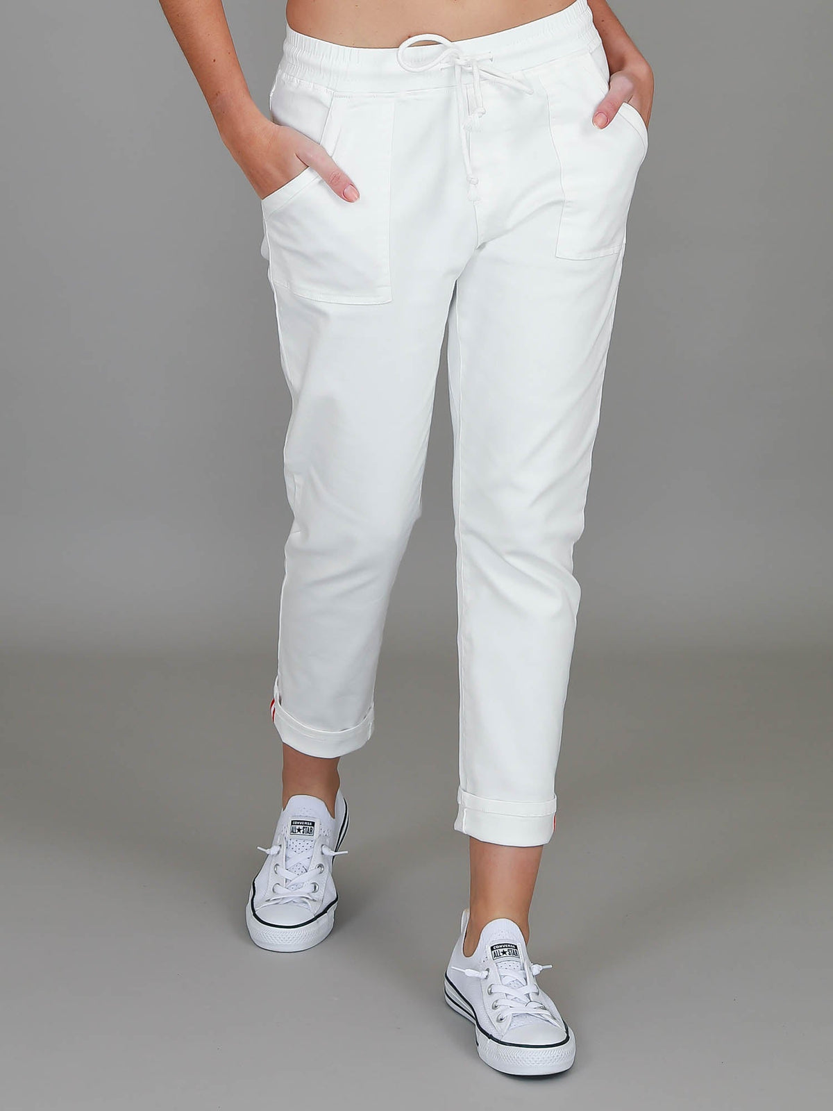 Augusta | Women's Stretch Chino Joggers – Cotton Twill