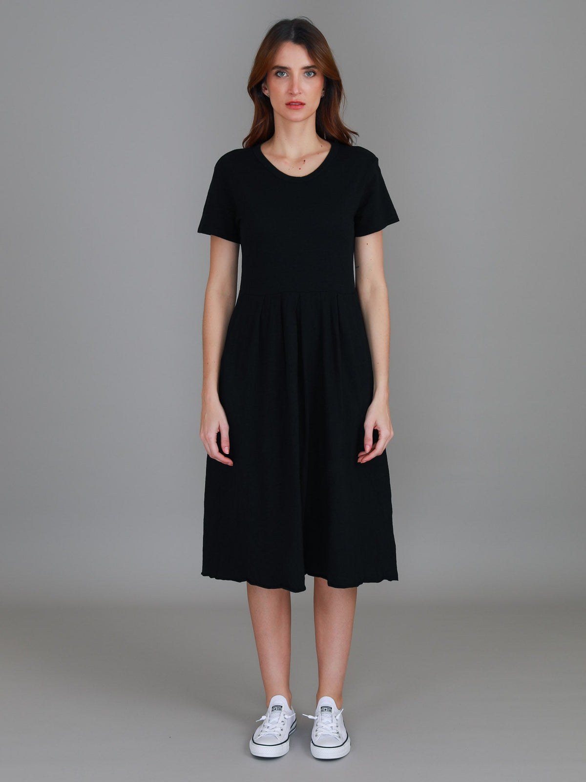 Nala | Women's Midi T Shirt Dress – Cotton Jersey