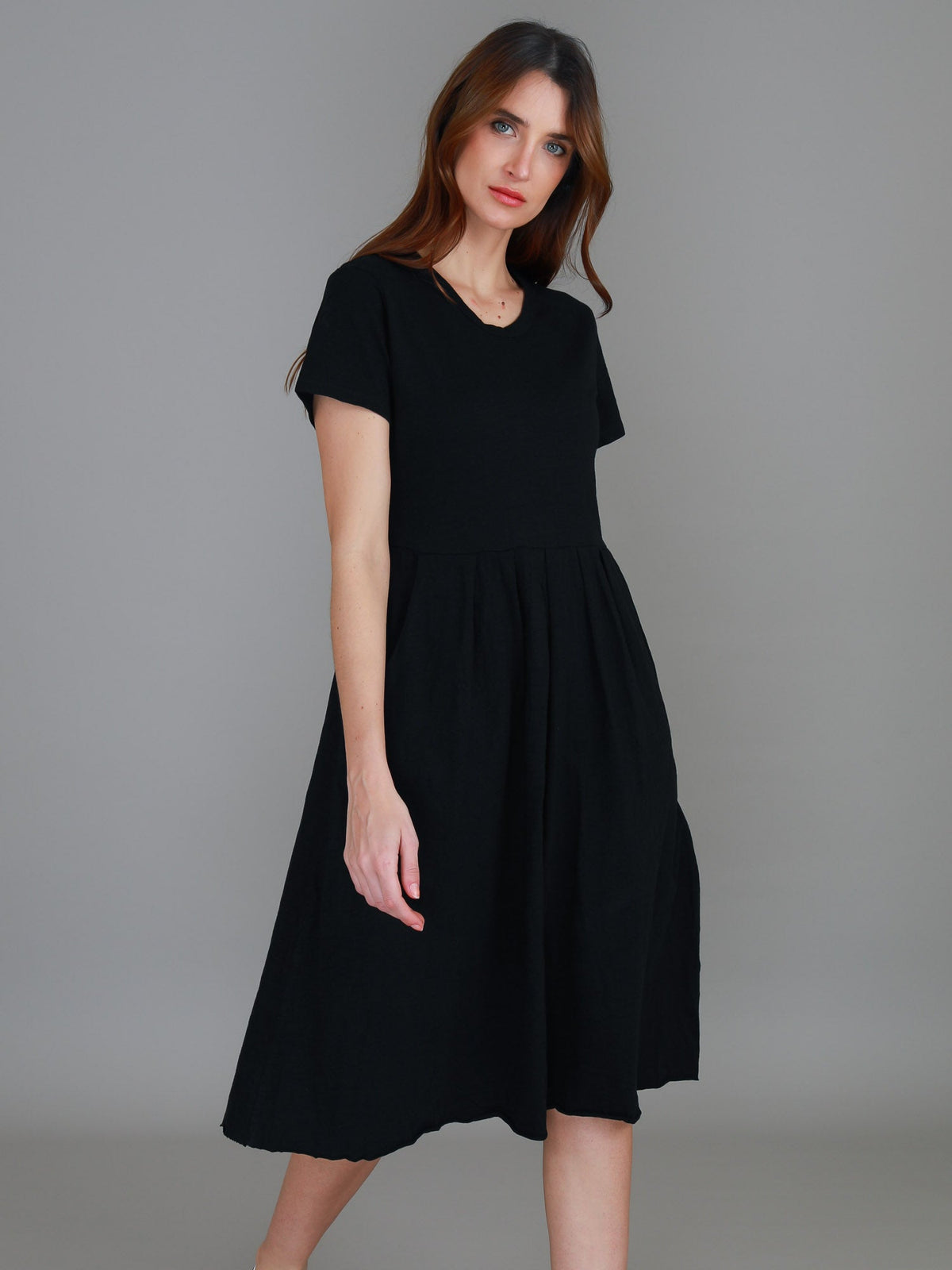 Nala | Women's Midi T Shirt Dress – Cotton Jersey