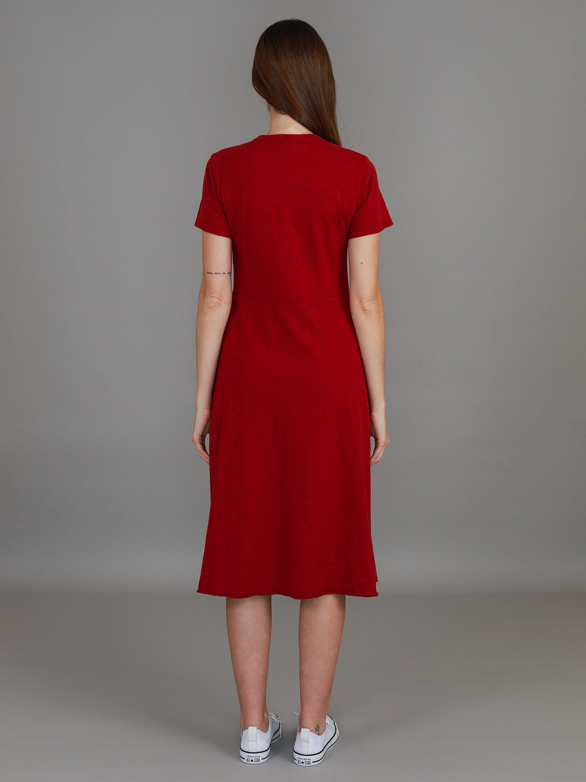 Nala | Women's Midi T Shirt Dress – Cotton Jersey