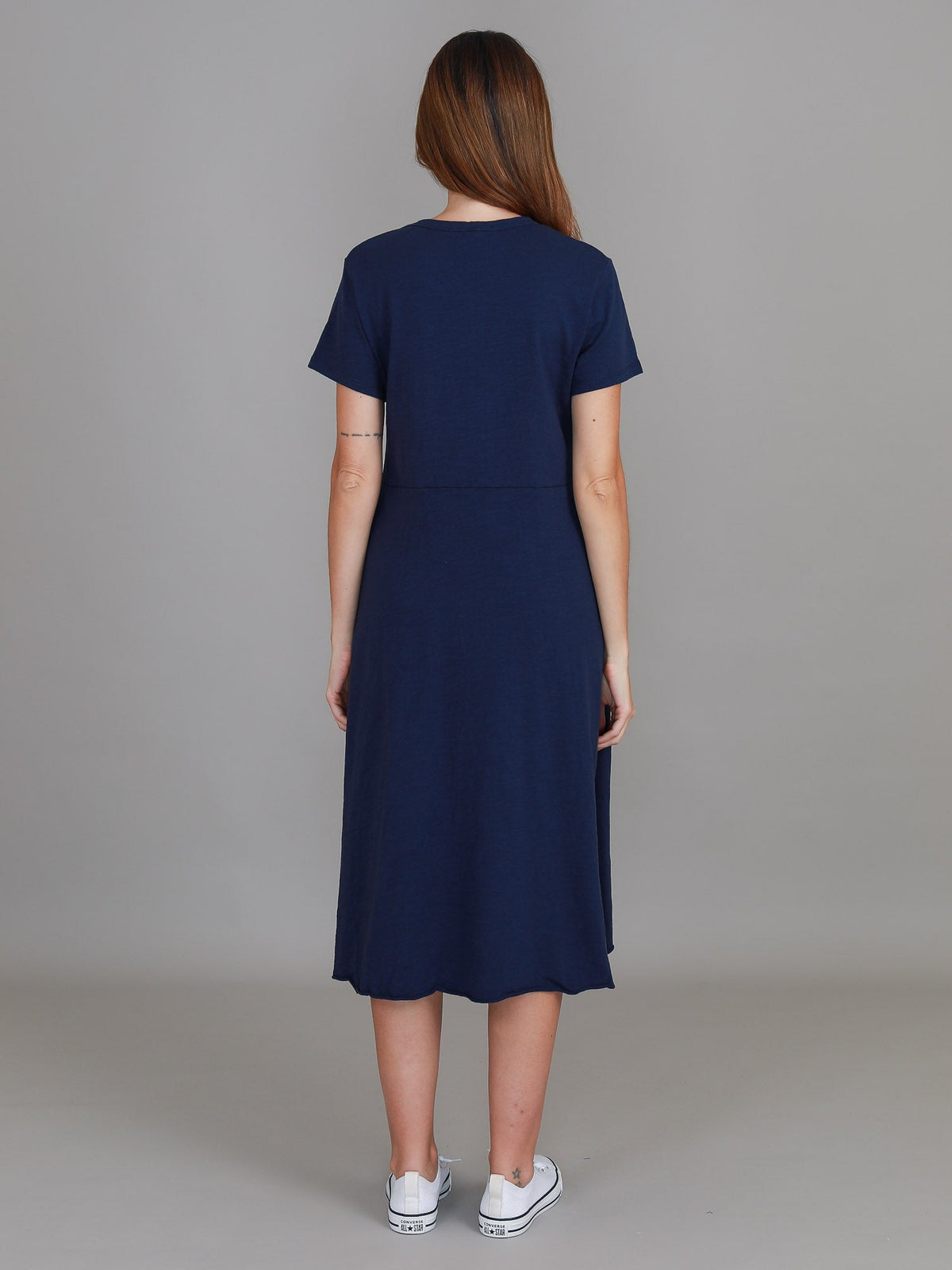 Nala | Women's Midi T Shirt Dress – Cotton Jersey