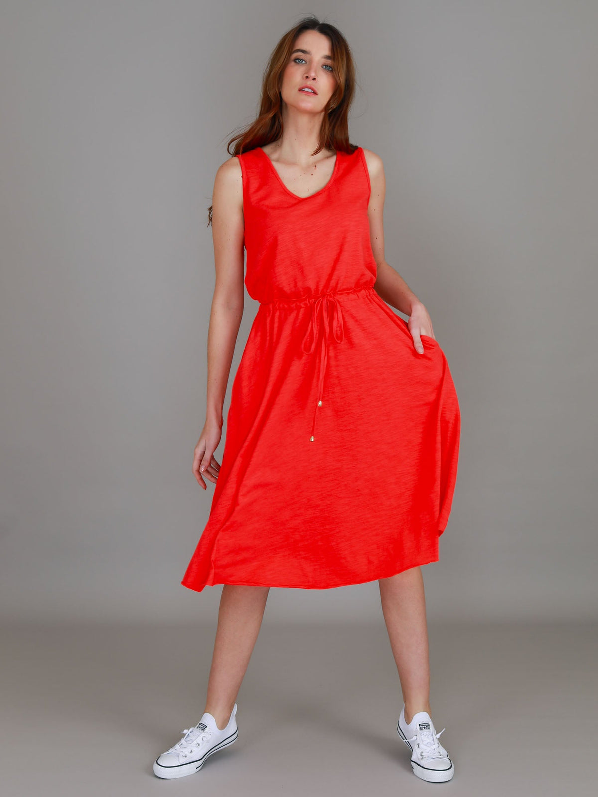 Agatha Drawstring Dress