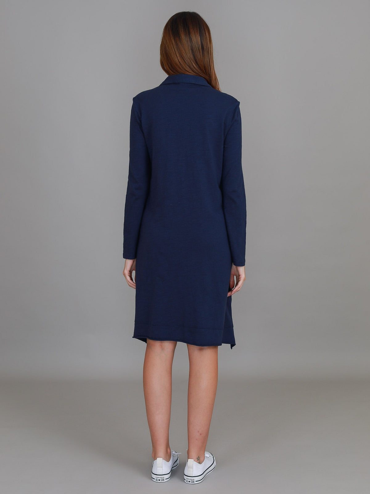 Daelyn Polo Long Sleeve Dress